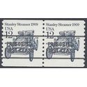 #2132a 12c Stanley Steamer 1909 Precancel Coil Pair 1985 Mint NH