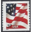 #3632 37c US Flag Coil Single 2002 Mint NH