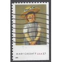 #3807 37c Mary Cassatt Child in Straw Hat Booklet Single 2003 Used