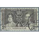 Gibraltar # 105 1937 Used