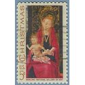 #1336 5c Christmas Madonna and Child 1967 Used