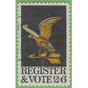 #1344 6c Register & Vote 1968 Used
