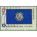 #1672 13c American Bicentennial South Dakota 1976 Used