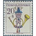 Czechoslovakia #1968 1974 CTO Pencil Note on Back