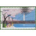 #4651 (45c Forever) Cherry Blossom Centennial  2012 Used
