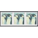 #4990 22c Emperor Penguins Coil Strip/3 2015 Mint NH