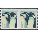 #4990 22c Emperor Penguins Coil Pair 2015 Mint NH