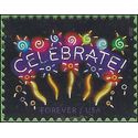 #5019 (49c Forever) Neon Celebrate! 2015 Used