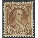 # 709 4c George Washington 1932 Mint NH Fingerprint on Gum