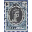 Bermuda # 142 1953 Used H Pencil Note on Back
