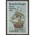 #2093 20c Roanoke Voyages 1984 Mint NH