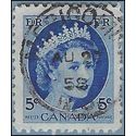 Canada # 341 1954 Used