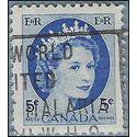 Canada # 341 1954 Used