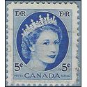 Canada # 341 1954 Used