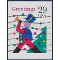 #2800 29c Christmas Greetings Toy Soldier 1993 Used
