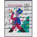 #2800 29c Christmas Greetings Toy Soldier 1993 Used