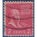 # 806 2c Presidential Issue John Adams 1938 Used