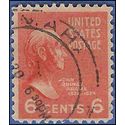 # 811 6c Presidential Issue John Quincy Adams 1938 Used