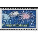 #2267 22c Special Occasions Congratulations! Booklet Single 1987 Mint NH