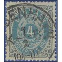 Denmark #  26 1875 Used