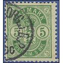 Denmark #  38 1884 Used