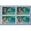 #2386-2389 25c Antarctic Explorers Block/4 1988 Mint NH