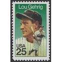 #2417 25c Lou Gehrig 1989 Mint NH