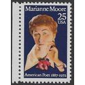 #2449 25c Literary Arts Marianne Moore 1990 Mint NH