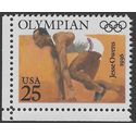 #2496 25c Olympian Jesse Owens 1990 Mint NH