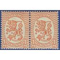Finland # 146 1927 Mint NH Attached Pair