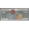 #1577-1578 10c Banking and Commerce Pair 1975 Mint NH