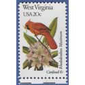 #2000 20c State Birds & Flowers West Virginia 1982 Mint NH