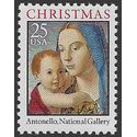 #2514a 25c Madonna and Child 1990 Mint NH