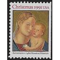 #2578a 29c Madonna and Child Booklet Single 1991 Mint NH