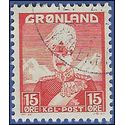 Greenland #  5 1938 Used