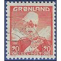 Greenland #  6 1938 Used