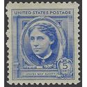 # 862 5c Famous American Authors Louisa May Alcott 1940 Mint NH