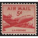 Scott C 33 5c US Airmail DC-4 Skymaster 1947 Mint NH