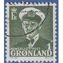 Greenland # 28 1950 Used