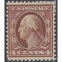 # 334 4c George Washington 1908 Mint HR