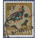 Australia # 405 1966 Used Corner Crease