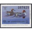 Missouri MO-9 $3.00 Pintail Ducks 1987 Mint NH