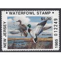 New Jersey NJ-3 $5.00 Mallard Ducks 1985 Mint NH