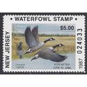 New Jersey NJ-8 $5.00 Canada Geese 1987 Mint NH