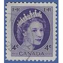 Canada # 340 1954 Used
