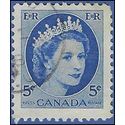 Canada # 341 1954 Used