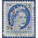 Canada # 341 1954 Used