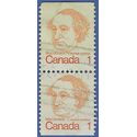 Canada # 586b Booklet Pair 1975 Used