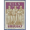 Uruguay # 676 1961 Mint NH