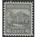 # 809 4 1/2c Presidential Issue The White House 1938 Mint NH